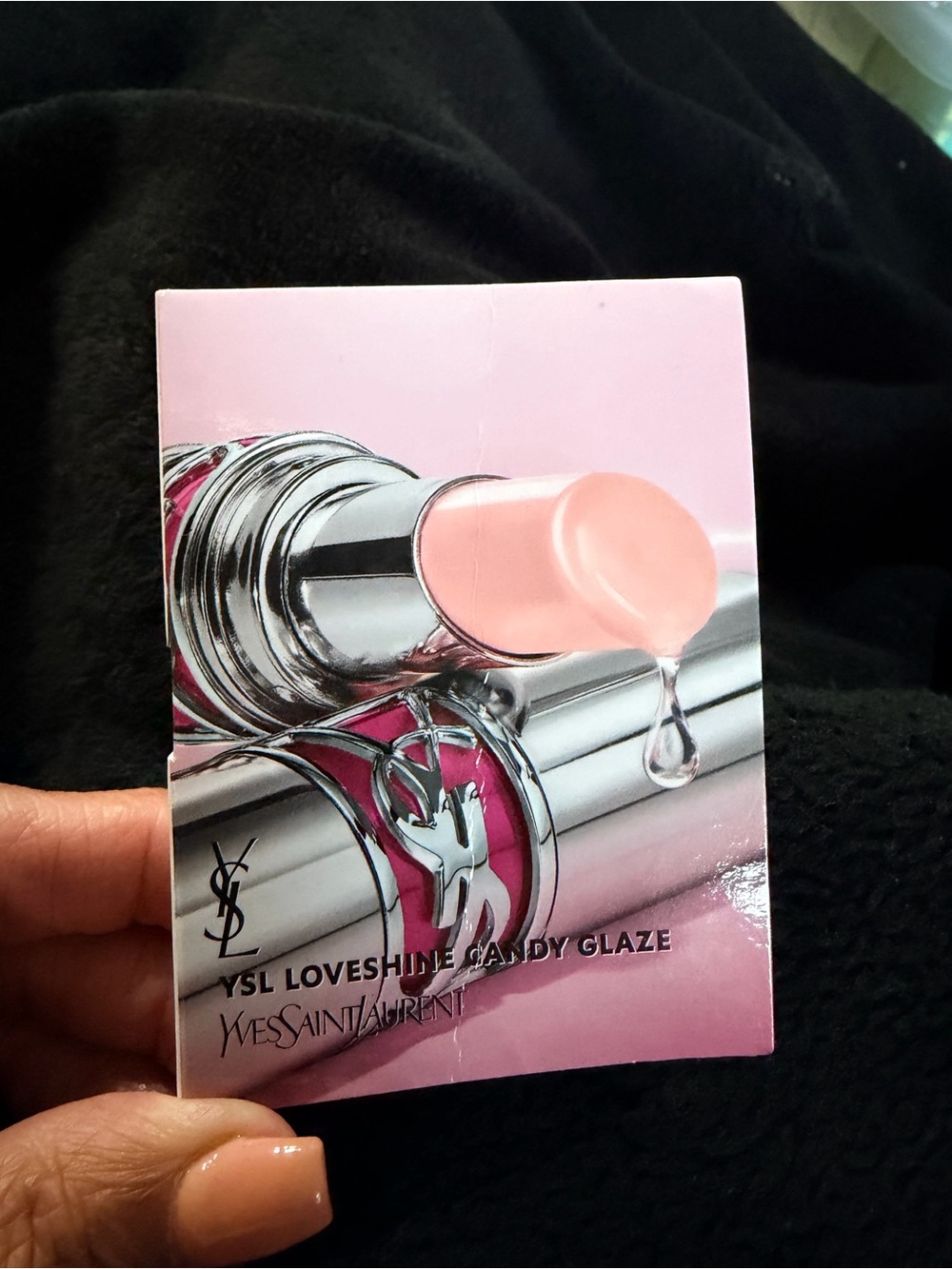 YSL LoveShine Candy Glaze Lip Gloss in shade Healthy Glow Plumper New trial size